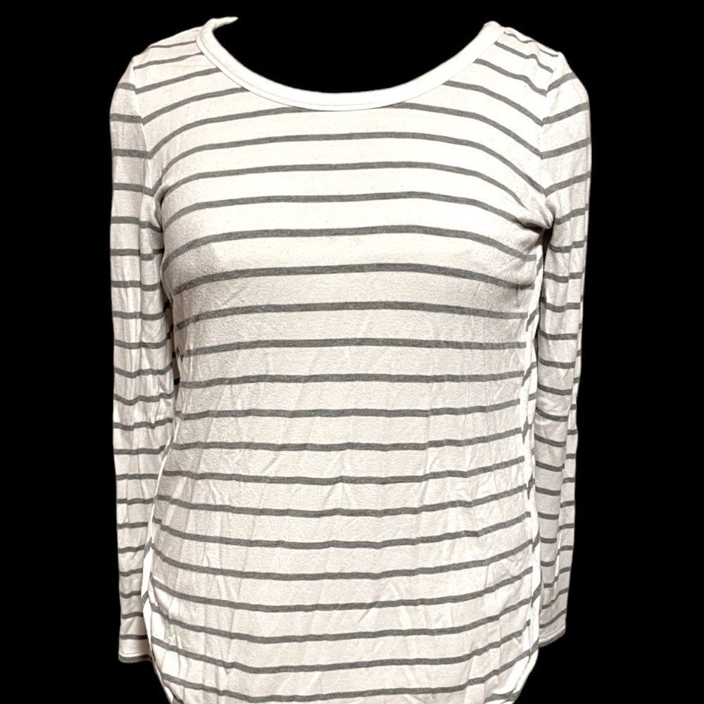 Soft Striped long-sleeved top by Market & spruce size L large